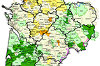 carte du zonage infirmier en nouvelle aquitaine à partir de janvier 2025